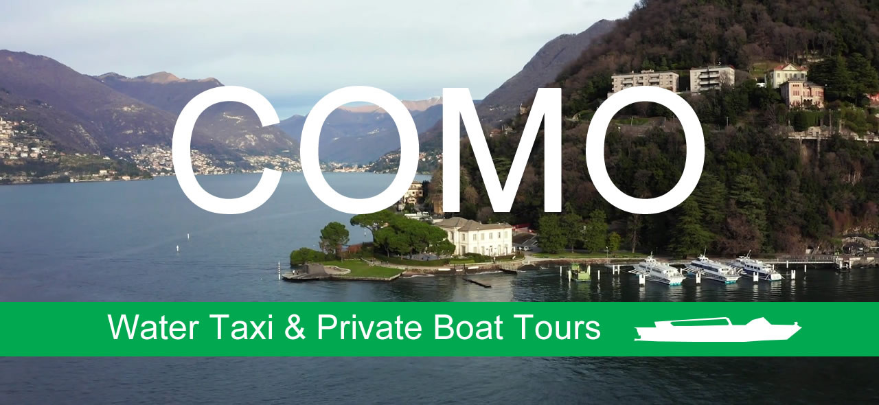Lodné taxi Como a vodné jazdy