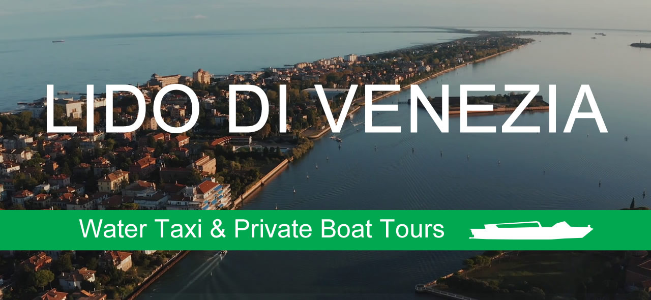 Privé watertaxi naar Lido van Venetië