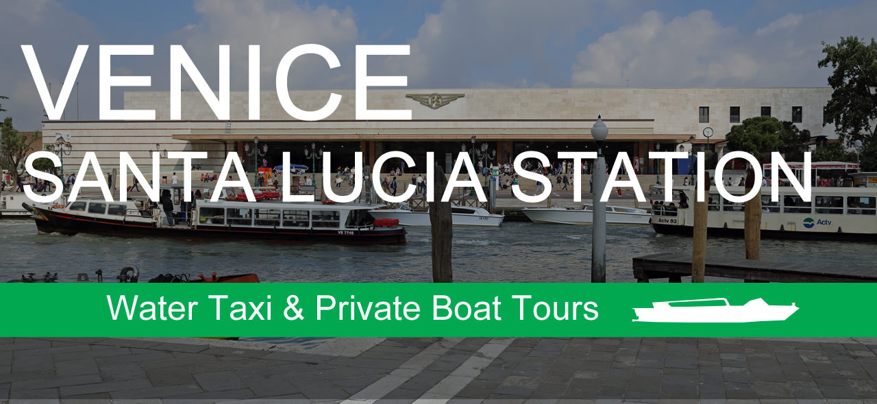 Water taxi from Santa Lucia train Station
