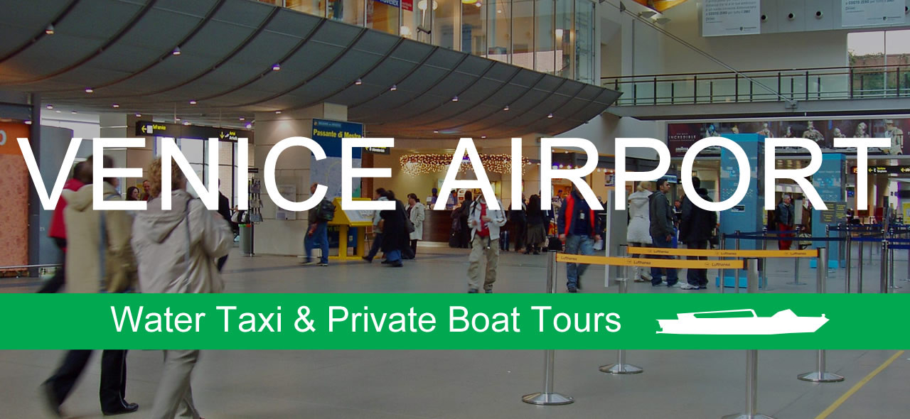Réservation de bateau-taxi à l'aéroport de Venise