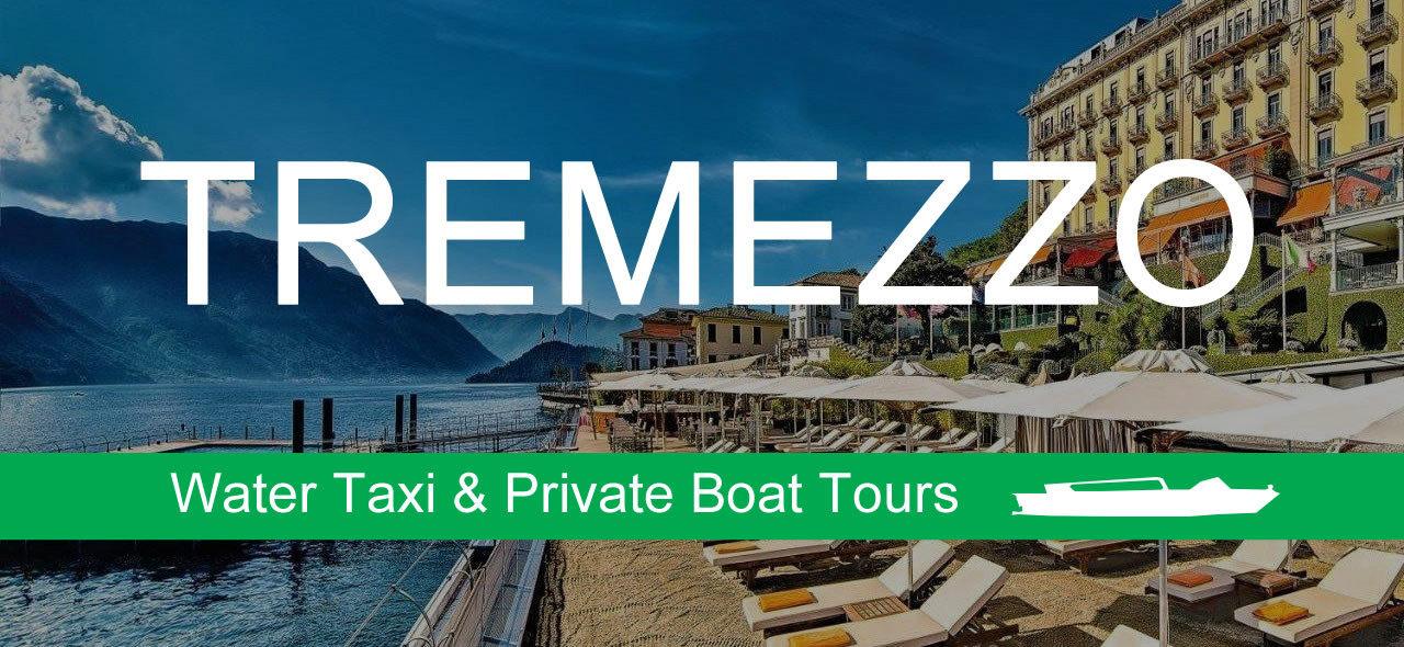 Réservation de bateau-taxi et de limousine à eau Tremezzo