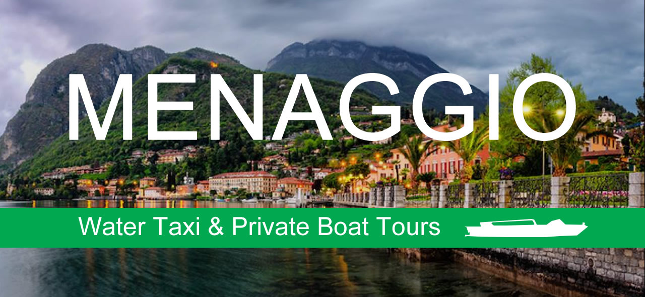 Menaggio water taxi - tour on classic boat on Como
